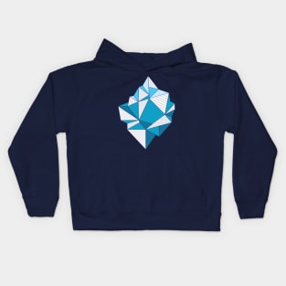 Geometric Iceberg Kids Hoodie